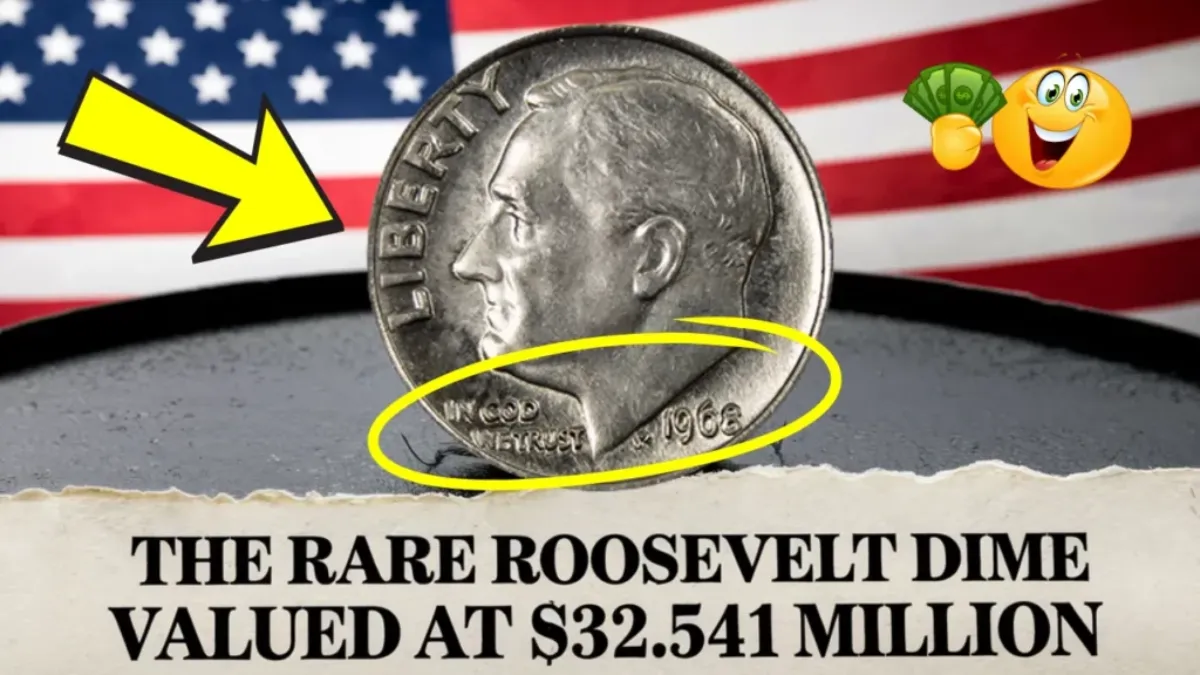 The Rare Roosevelt Dime Valued At $32.541 Million Still In Circulation