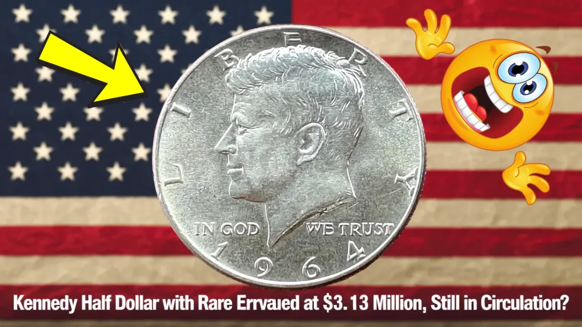 Kennedy Half Dollar with Rare Error Valued at $3.13 Million, Still in Circulation?