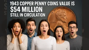 1943 Copper Penny coins value is $54 Million of single, Still in Circulation
