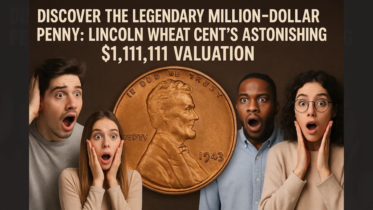 Discover the Legendary Million-Dollar Penny: Lincoln Wheat Cent’s Astonishing $1,111,111 Valuation
