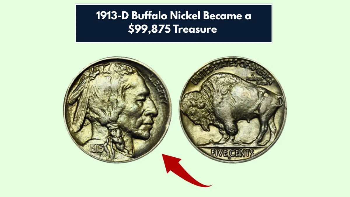 How the 1913-D Buffalo Nickel Became a $99,875 Treasure – Value, Design and Collector Secrets
