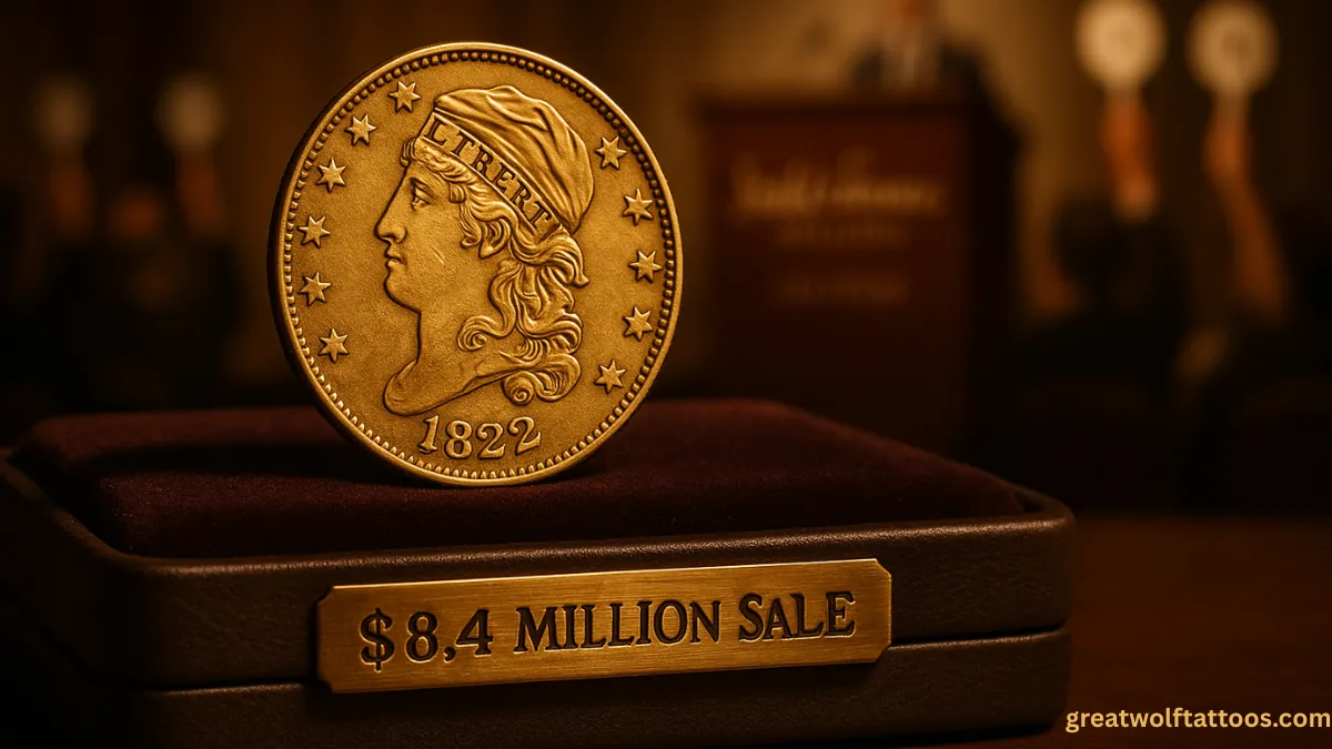Rare 1822 Gold Coin Fetches Mind-Blowing $8.4M in Las Vegas!