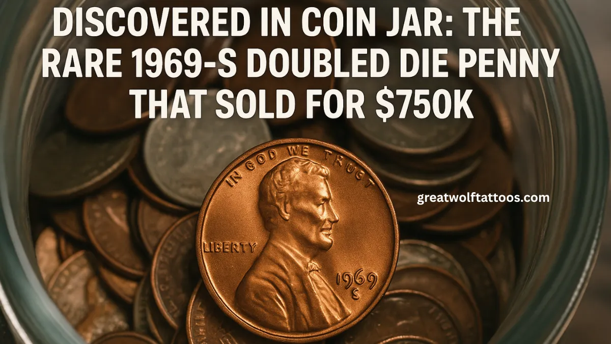 Discovered in Coin Jar: The Rare 1969-S Doubled Die Penny That Sold for $750k